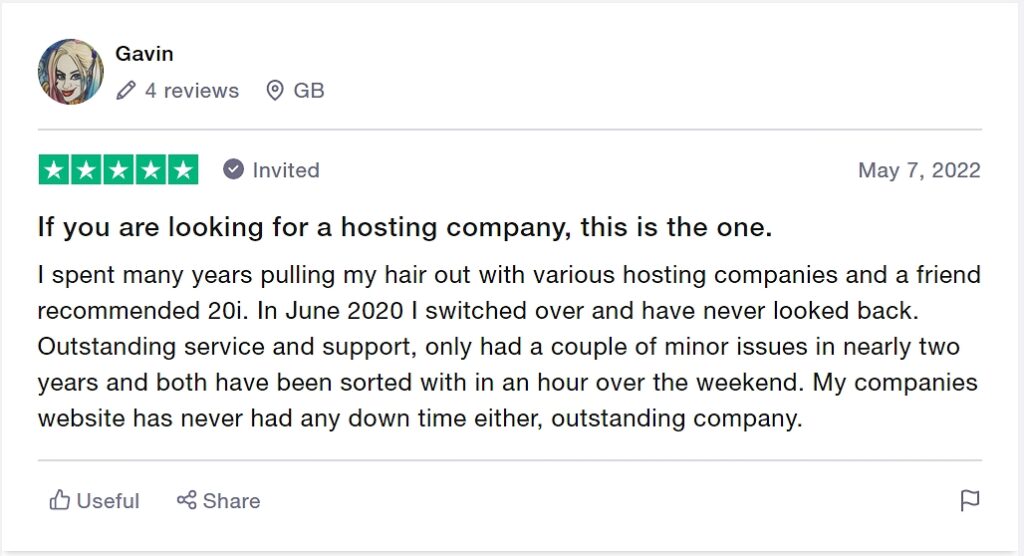 20i customer review