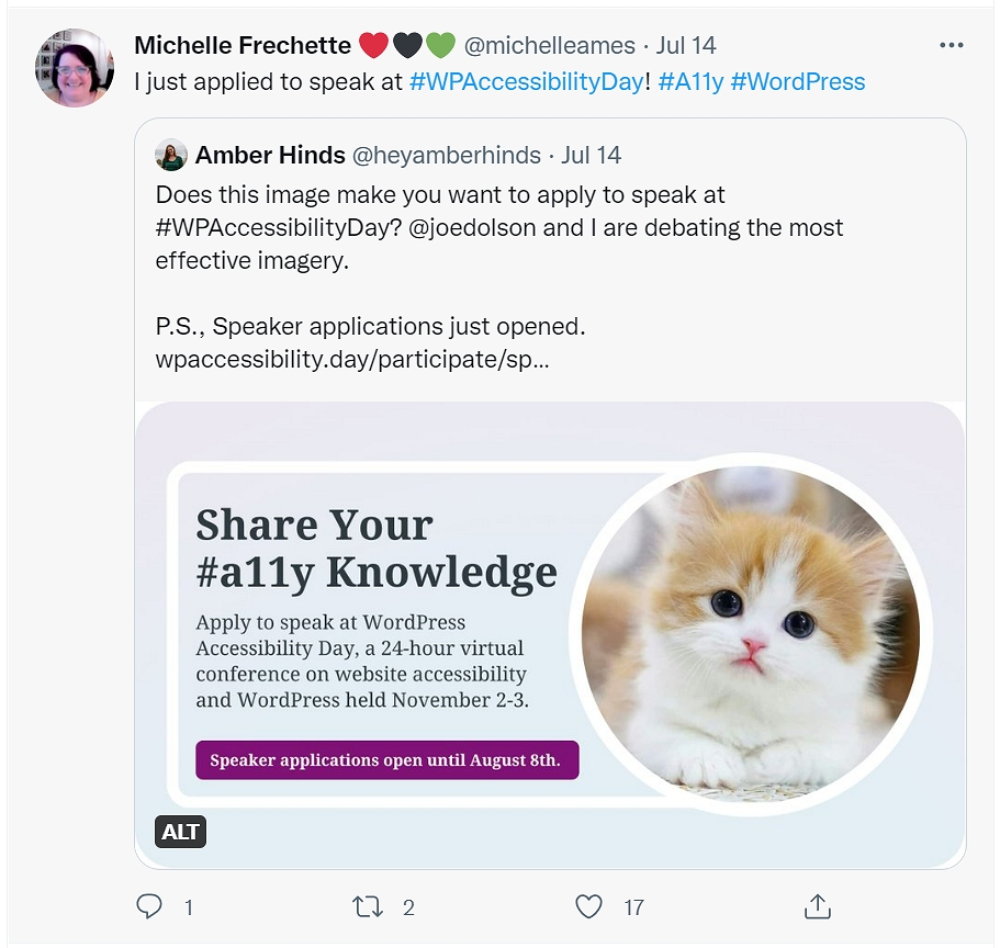 Michelle Frechette speaker application