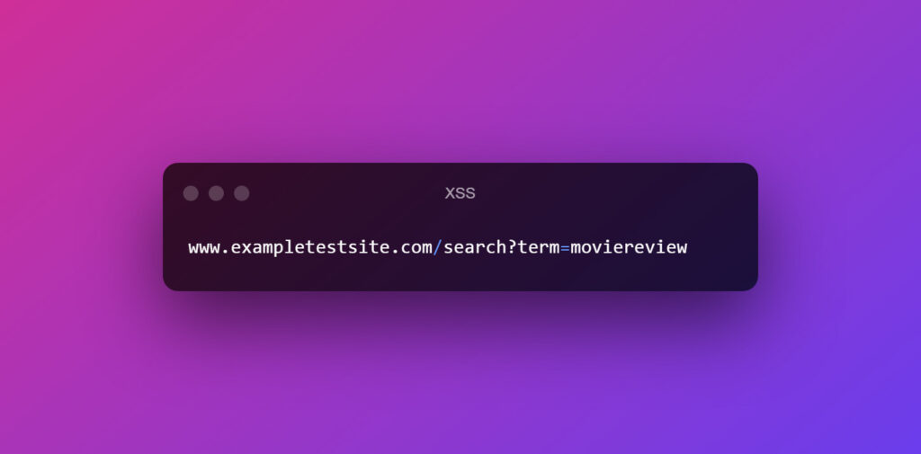 URL before Reflected WordPress XSS attack