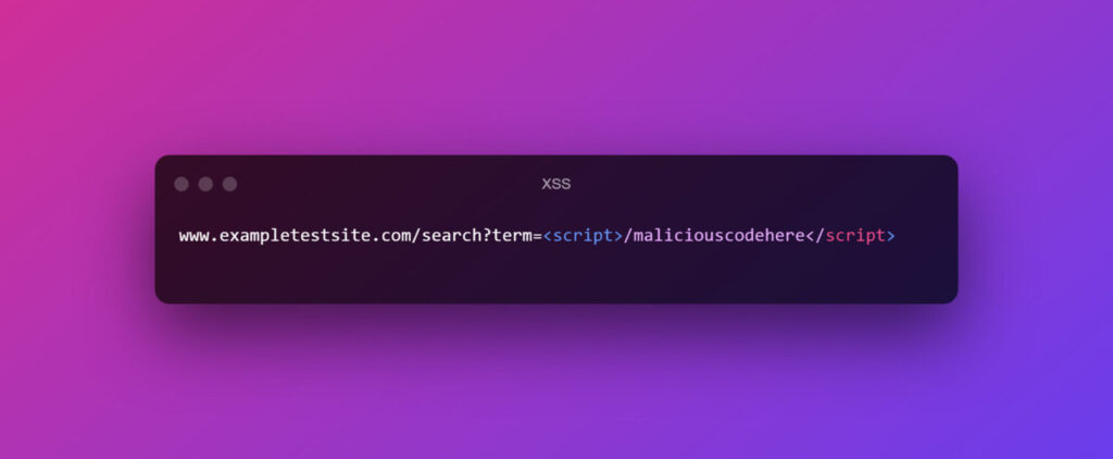 URL used for Reflected WordPress XSS attack