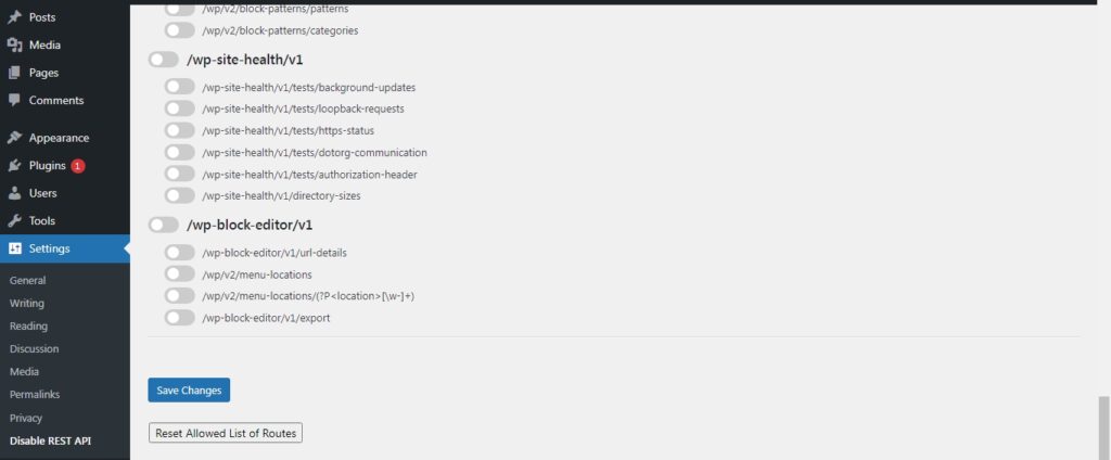 Save REST API changes to protect your WordPress website from DDoS attacks