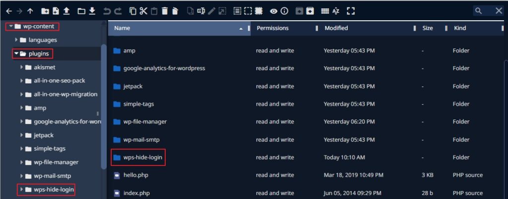 Reset login URL
