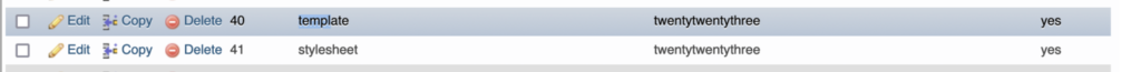 change theme from phpMyAdmin