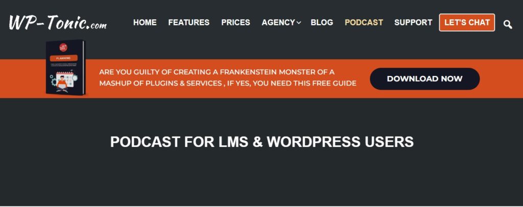 WP-Tonic WordPress podcast