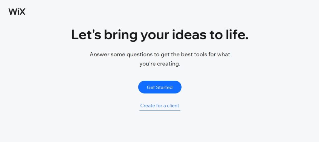 Wix starting guide