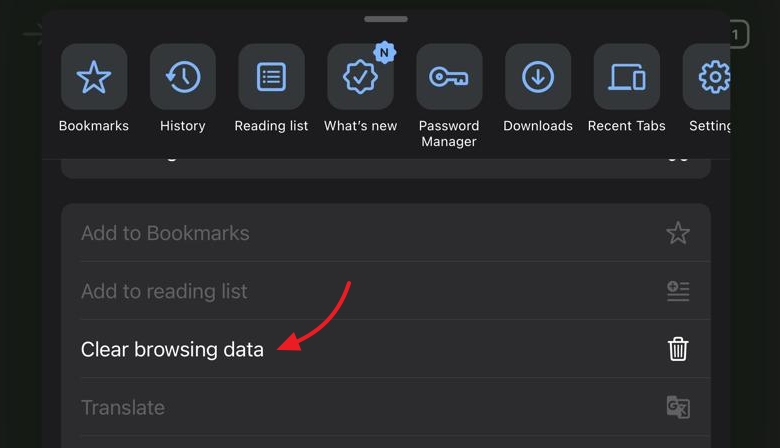 chrome ios settings