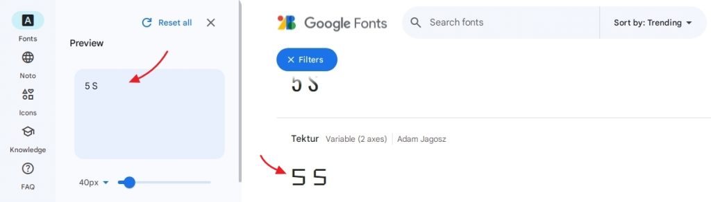font style for wordpress accessibility