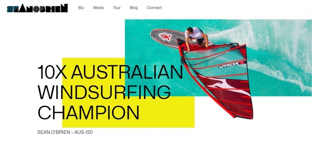 Sean O'Brien website homepage