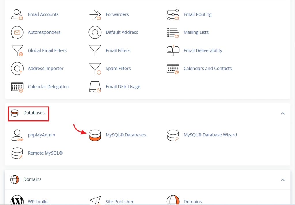 change database password from cPanel