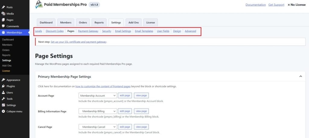 more customizations offered by the plugin