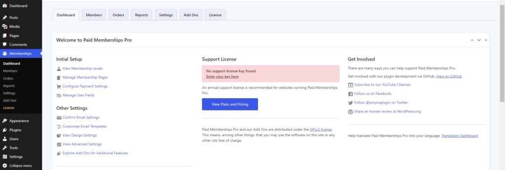 further customization options with in the plugin