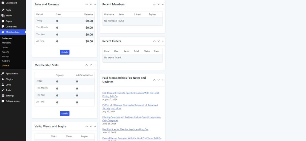membership status overview