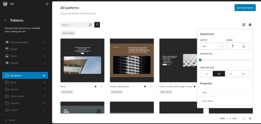 changes to data views in WordPress 6.7