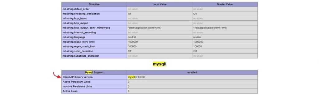 mysql extension