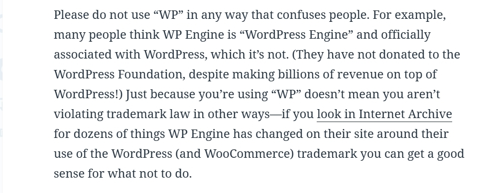 updated wp engine section