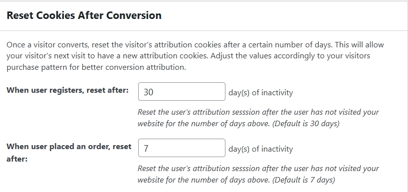 afl utm tracker plugin cookies reset